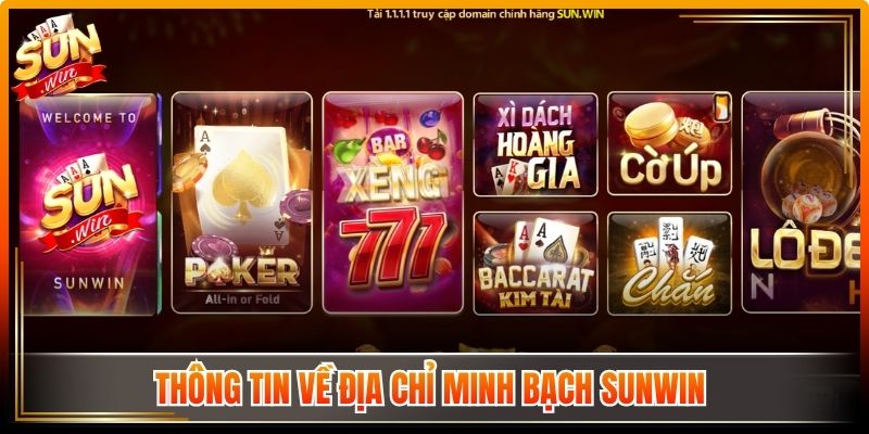Thông tin về địa chỉ minh bạch
