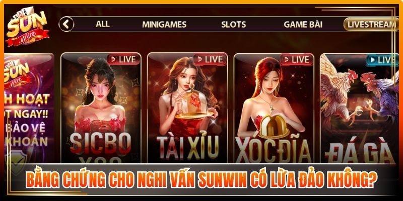 Sunwin Có Lừa Đảo Không? Phân Tích Từ Quá Trình Vận Hành 1 Bằng chứng cho nghi vấn Sunwin có lừa đảo không?
